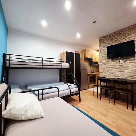 Apartmán Blue In Center, Location