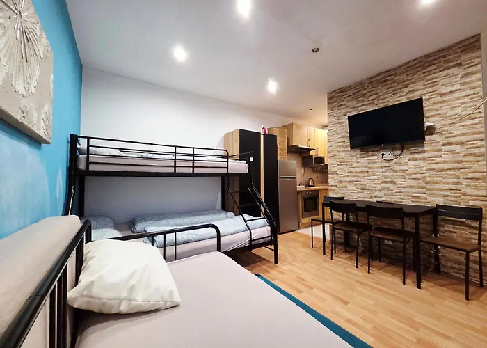 Apartmán Blue In Center, Location